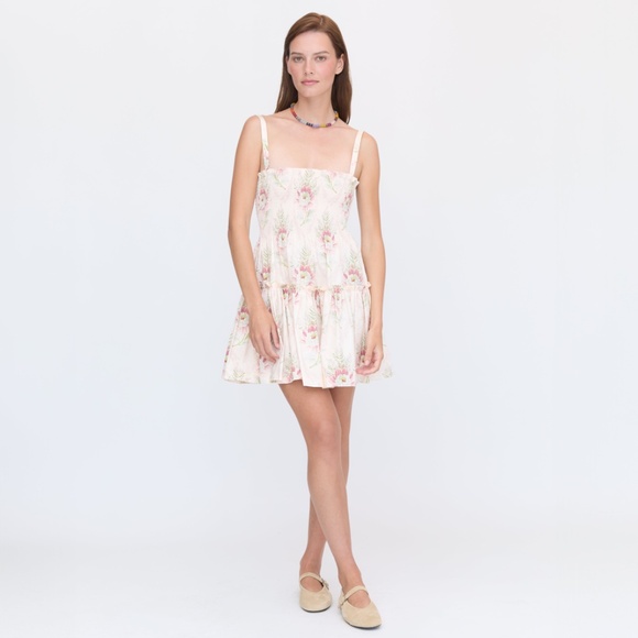 Hill House Home The Seraphina Mini Nap Dress - Paradise Floral Size XXLParadise - Picture 2 of 3